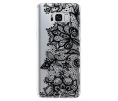 Odolné silikonové pouzdro iSaprio - Black Lace - Samsung Galaxy S8