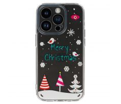 Tel Protect Christmas průhledné pouzdro pro iPhone 13 Pro - vzor 4 Veselé Vánoce