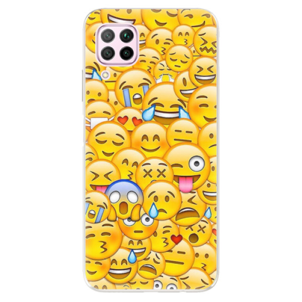 Odolné silikonové pouzdro iSaprio - Emoji - Huawei P40 Lite