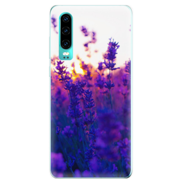 Odolné silikonové pouzdro iSaprio - Lavender Field - Huawei P30
