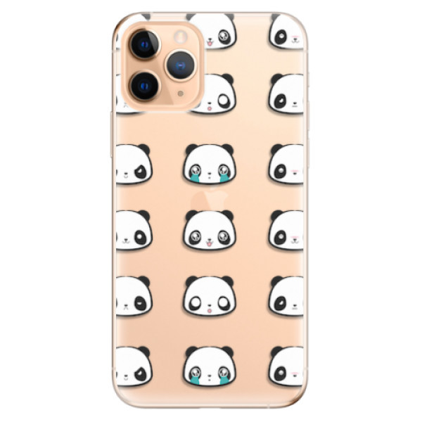 Odolné silikonové pouzdro iSaprio - Panda pattern 01 - iPhone 11 Pro