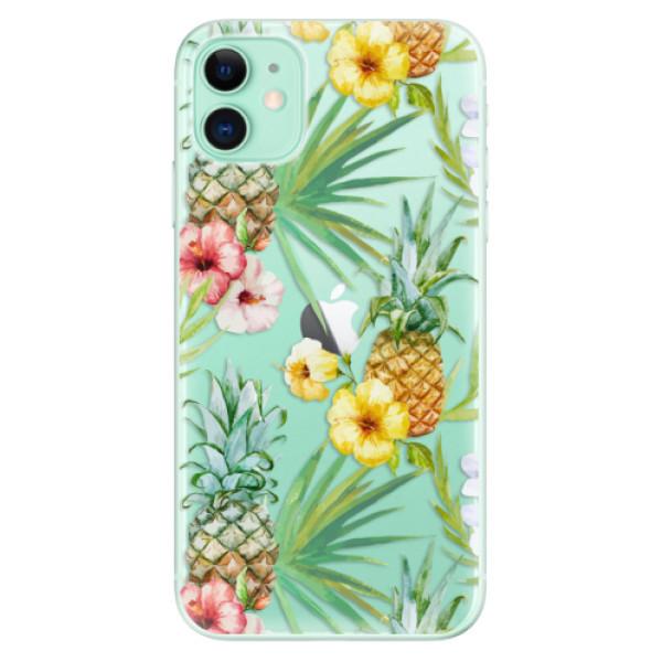 Odolné silikonové pouzdro iSaprio - Pineapple Pattern 02 - iPhone 11