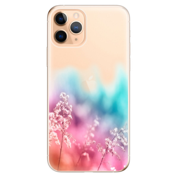 Odolné silikonové pouzdro iSaprio - Rainbow Grass - iPhone 11 Pro