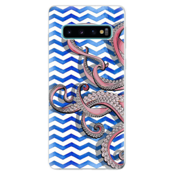 Odolné silikonové pouzdro iSaprio - Octopus - Samsung Galaxy S10
