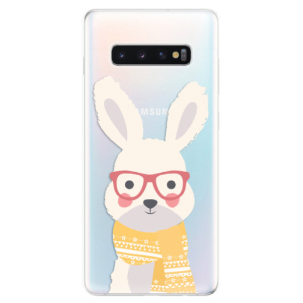 Odolné silikonové pouzdro iSaprio - Smart Rabbit - Samsung Galaxy S10+