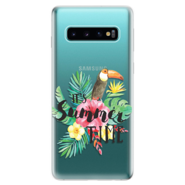 Odolné silikonové pouzdro iSaprio - Summer Time - Samsung Galaxy S10