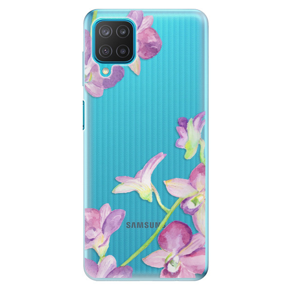 Odolné silikonové pouzdro iSaprio - Purple Orchid - Samsung Galaxy M12