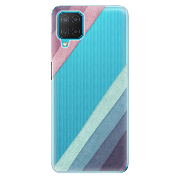 Odolné silikonové pouzdro iSaprio - Glitter Stripes 01 - Samsung Galaxy M12