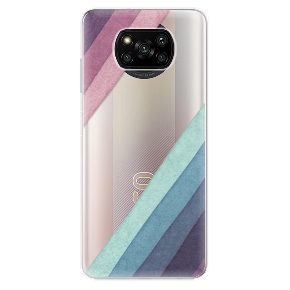 Odolné silikonové pouzdro iSaprio - Glitter Stripes 01 - Xiaomi Poco X3 Pro / X3 NFC
