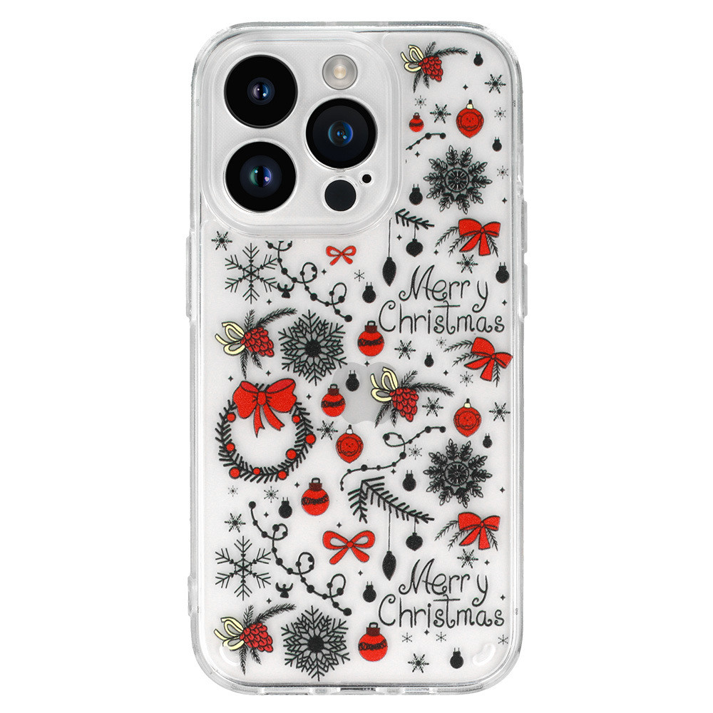 Tel Protect Christmas průhledné pouzdro pro iPhone 11 - vzor 5 Vánoční ozdoby