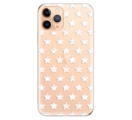 Odolné silikonové pouzdro iSaprio - Stars Pattern - white - iPhone 11 Pro