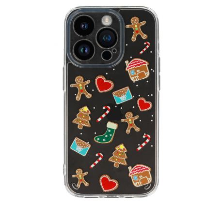 Tel Protect Christmas průhledné pouzdro pro Samsung A54 5G - vzor 2 Sweet cookies